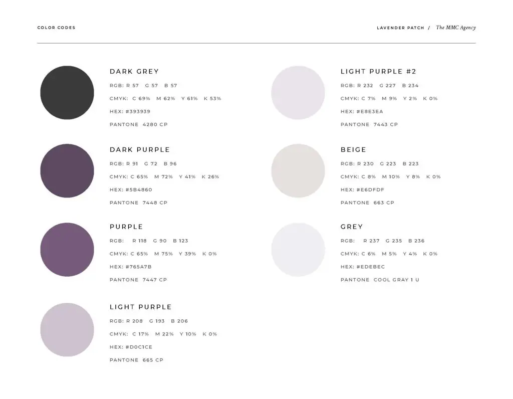 Brand Colors for local retail store