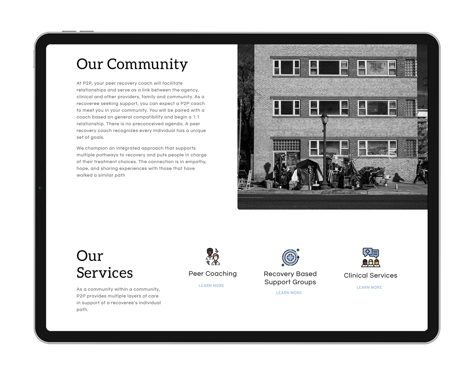 p2p-recovery-resources-wordpress-website