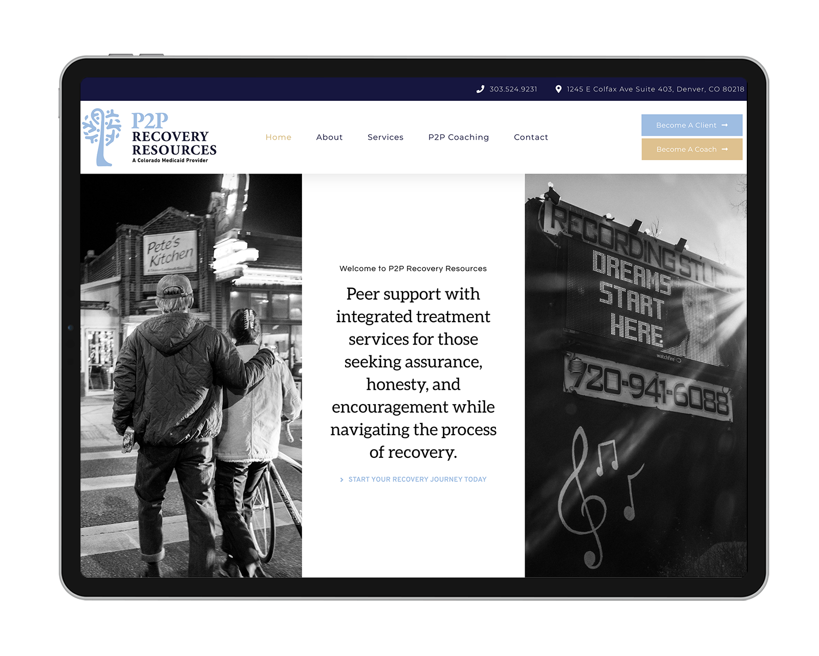 p2p-recovery-wordpress-website